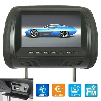  Общий 7-дюймовый цифровой ЖК-дисплей с высоким разрешением заднего подголовника для автомобилей