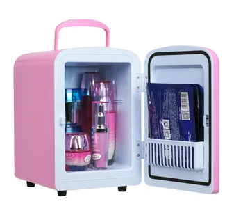  Энергосберегающий USB многофункциональный портативный мини-холодильник объемом 4 л с подогревом и охлаждением, мягкий мини-холодильник для красоты