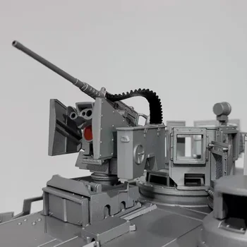  Аксессуары Металлическая статическая боевая станция для 1/16 частей для украшения радиоуправляемого танка Abrams M1A2 TH21286-SMT4