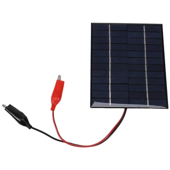  2X Водонепроницаемая Солнечная Панель 5 Вт 12 В Открытый DIY Солнечные Батареи Зарядное Устройство Поликремниевые Эпоксидные Панели Для 9-12 В Аккумуляторный Инструмент
