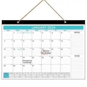  Календарь на 18 месяцев 2024-2025 Настольный Настенный планировщик на 2 года, Настольный календарь на 18 месяцев, настенный календарь, блокнот для заметок, настольный планировщик на 2024-2025