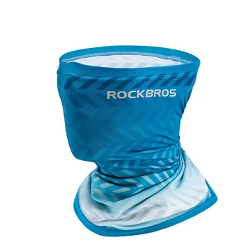  ROCKBROS Летняя Ледяная шелковая велосипедная маска для лица, защищающая от ультрафиолета, от пота, Дышащая Бандана для бега, Солнцезащитный Спортивный шарф, маска для лица