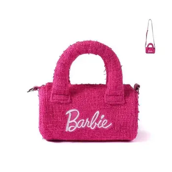  Мини-сумки Miniso Barbie Модный бренд, дизайнерская маленькая сумка-мессенджер для женщин, розовая женская сумка через плечо, женская сумка через плечо
