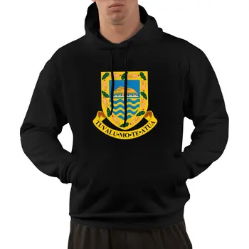  95% Хлопок Эмблема флага страны Тувалу, Теплый Зимний пуловер с капюшоном, Мужская Женская толстовка унисекс в стиле хип-хоп
