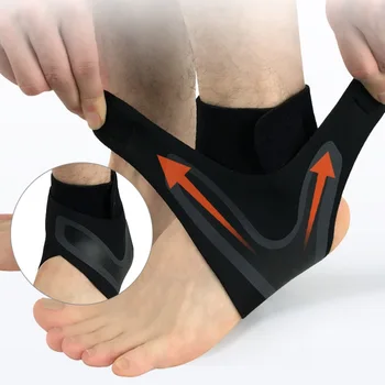  1 шт. Носки для поддержки лодыжек под давлением, рукав для ног, защита от растяжения, Регулируемые баскетбольные футбольные носки для фитнеса.