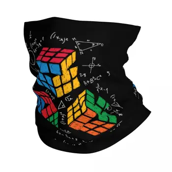  Математический Кубик Рубикс, Бандана, Гетра, Ветрозащитный шарф для лица, Женский, мужской, подарок для учителя-гика, Головной убор, Балаклава-трубка