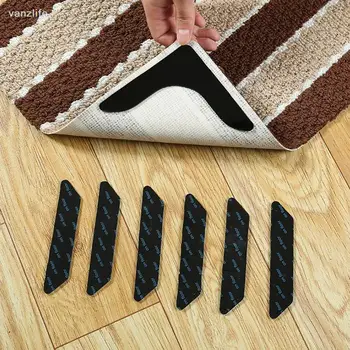  vanzlife двусторонний клейкий коврик для пола, фиксированные наклейки, прочная бесследная ковровая лента, адсорбция, фиксированный клей, нескользящий фиксатор коврика