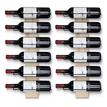  Стильный и компактный деревянный держатель для вина, модный держатель подставки для винных органайзеров.