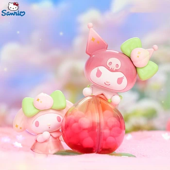  Серия Sanrio Peach Paradise Мультяшная Слепая Коробка Hello Kitty Kuromi Pachaccotoy Mystery Box Модель Куклы Игрушки Подарок-Сюрприз Для Девочки