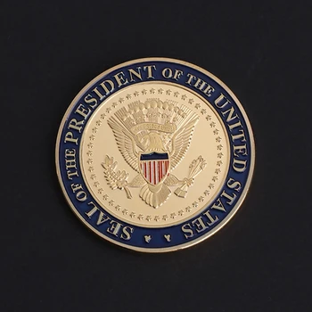  Памятная Монета Коллекция Художественных Подарков 45-го Президента США Сувенир